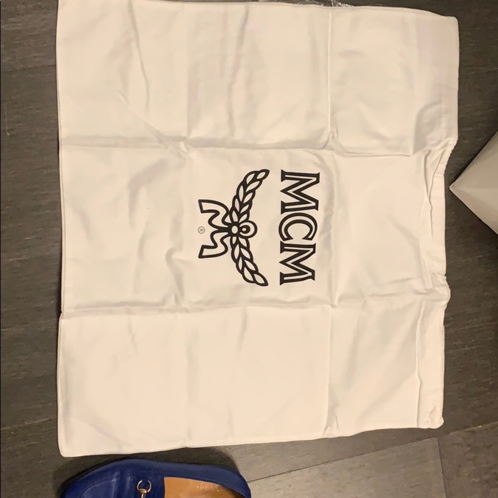 Authentic MCM backpack dust bag